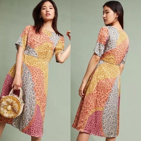 Anthropologie Dresses & Skirts - Anthropologie Catria Floral Varun Bahl Dress